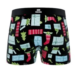 CRAZYBOXER Mandalorian Snowman &Christmas Men's Boxer Briefs (2 Pack) -Crazyboxer Sales Store CBMAN0103X2A6 4