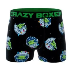 CRAZYBOXER The Mandalorian Space Gift &lights Men's Boxer Briefs (3 Pack) 14 CRAZYBOXER The Mandalorian Space Gift &lights Men's Boxer Briefs (3 Pack) -Crazyboxer Sales Store CBMAN0103X3A5 5