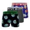 CRAZYBOXER The Mandalorian Space Gift &lights Men's Boxer Briefs (3 Pack)