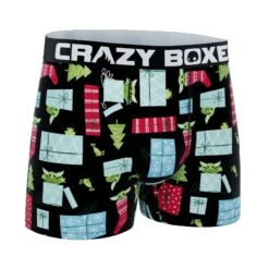 CRAZYBOXER Mandalorian Christmas Men's Boxer Briefs 8 CRAZYBOXER Mandalorian Christmas Men's Boxer Briefs -Crazyboxer Sales Store CBMAN0103XMAS 3