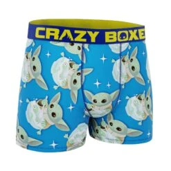 CRAZYBOXER Mandalorian Cereal Box Men's Boxer Briefs (Creative Packaging) -Crazyboxer Sales Store CBMAN0104FROGN 3