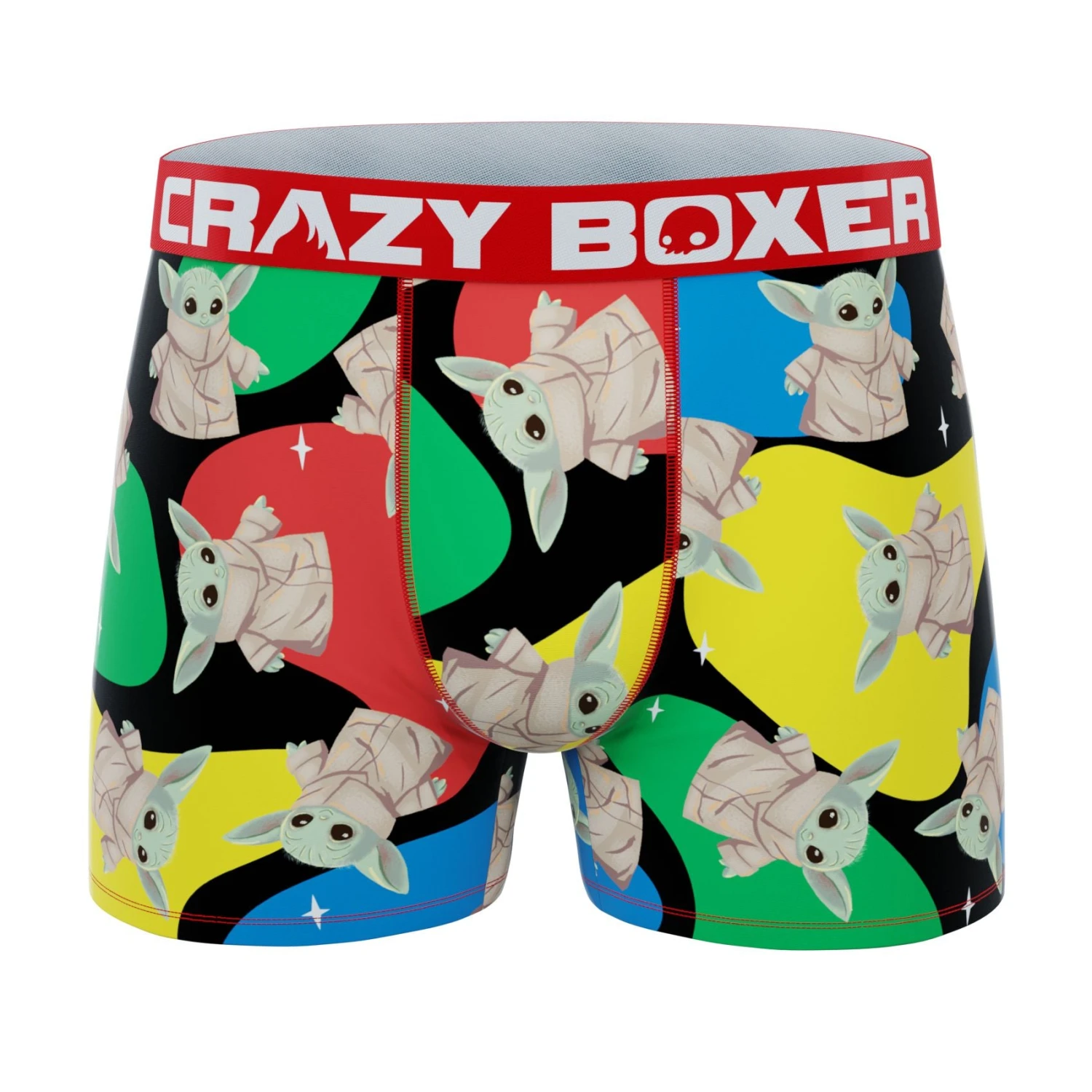 CRAZYBOXER Mandalorian Colored Yoda Men's Boxer Briefs (Creative Packaging) 4 CRAZYBOXER Mandalorian Colored Yoda Men's Boxer Briefs (Creative Packaging) - Image 2