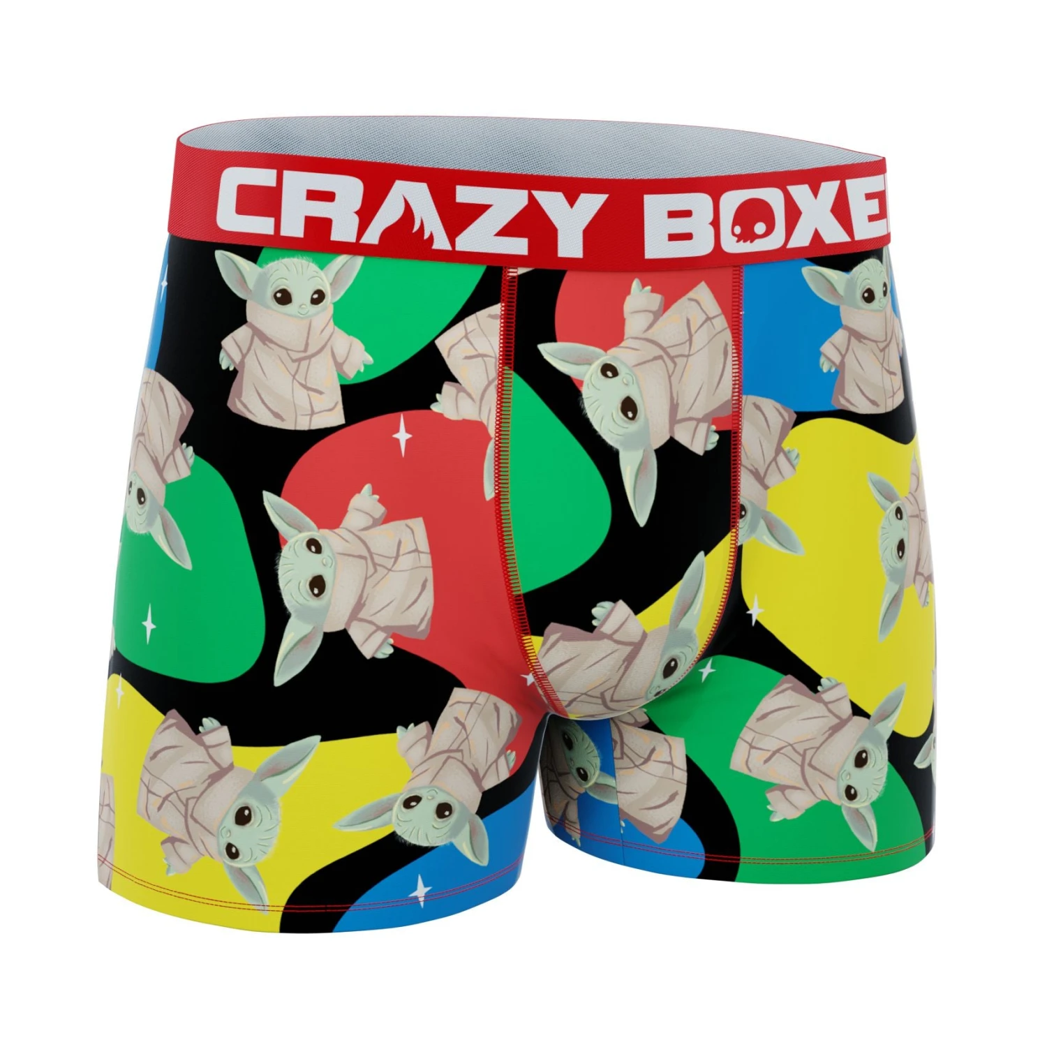 CRAZYBOXER Mandalorian Colored Yoda Men's Boxer Briefs (Creative Packaging) 6 CRAZYBOXER Mandalorian Colored Yoda Men's Boxer Briefs (Creative Packaging) - Image 4