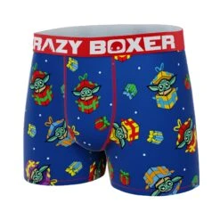 CRAZYBOXER The Mandalorian Baby Yoda Gift Men's Boxer Briefs -Crazyboxer Sales Store CBMAN0105GIFT 4