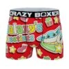CRAZYBOXER The Mandalorian Galaxy's Greetings Men's Boxer Briefs -Crazyboxer Sales Store CBMAN0105GREE 0