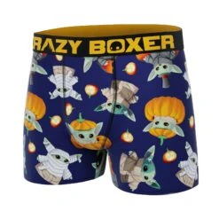 CRAZYBOXER The Mandalorian Halloween Men's Boxer Briefs (Creative Packaging) -Crazyboxer Sales Store CBMAN0105HALON 4