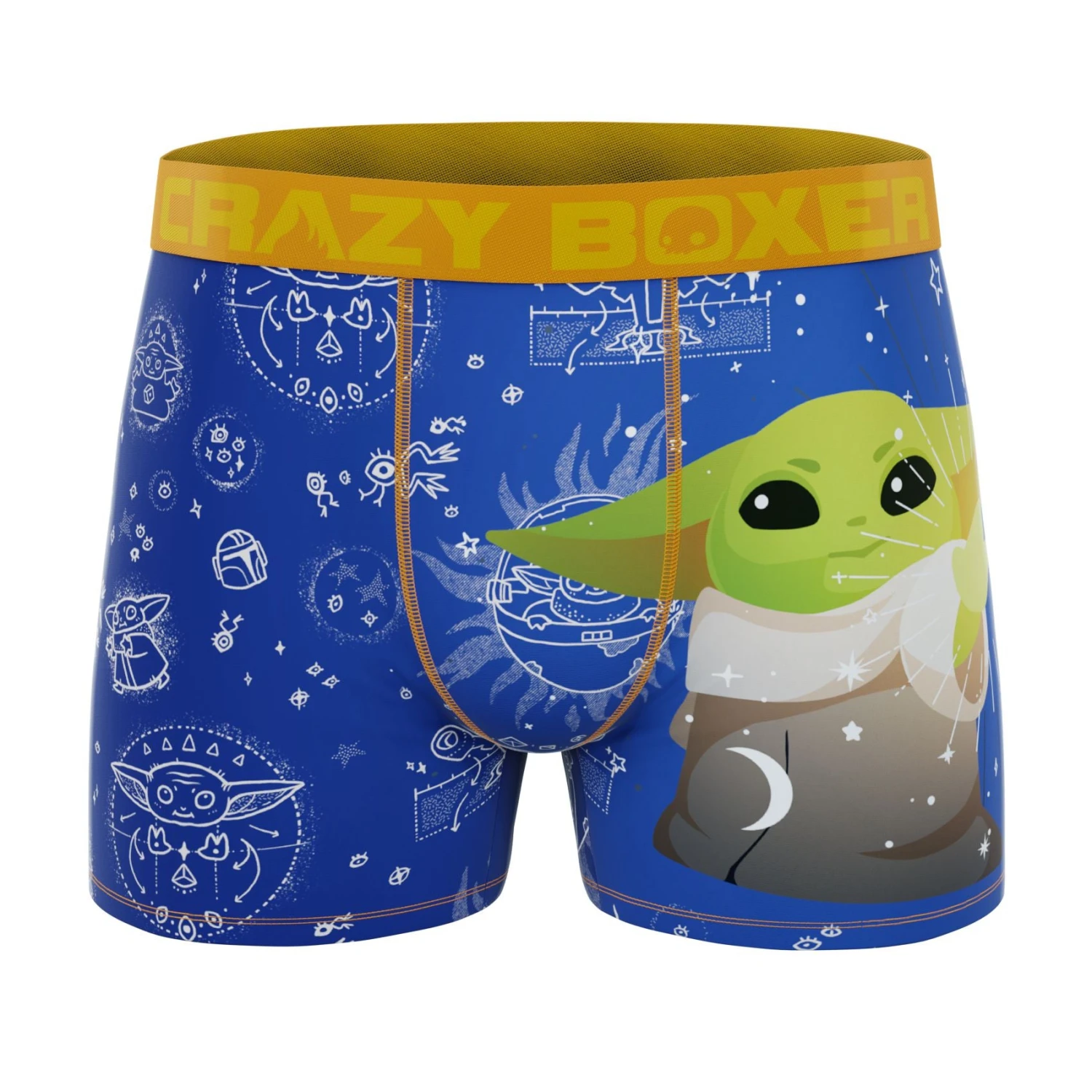 CRAZYBOXER The Mandalorian Space Men's Boxer Briefs 3 CRAZYBOXER The Mandalorian Space Men's Boxer Briefs
