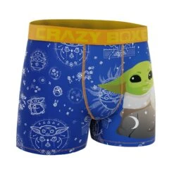 CRAZYBOXER The Mandalorian Space Men's Boxer Briefs 8 CRAZYBOXER The Mandalorian Space Men's Boxer Briefs -Crazyboxer Sales Store CBMAN0105SPAC 3