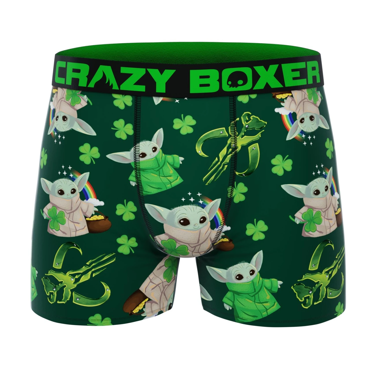 CRAZYBOXER The Mandalorian St Patrick Men's Boxer Briefs (Creative Packaging) 4 CRAZYBOXER The Mandalorian St Patrick Men's Boxer Briefs (Creative Packaging) - Image 2