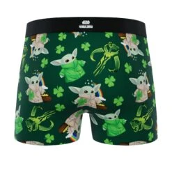 CRAZYBOXER The Mandalorian St Patrick Men's Boxer Briefs (Creative Packaging) 9 CRAZYBOXER The Mandalorian St Patrick Men's Boxer Briefs (Creative Packaging) -Crazyboxer Sales Store CBMAN0105STPAN 2