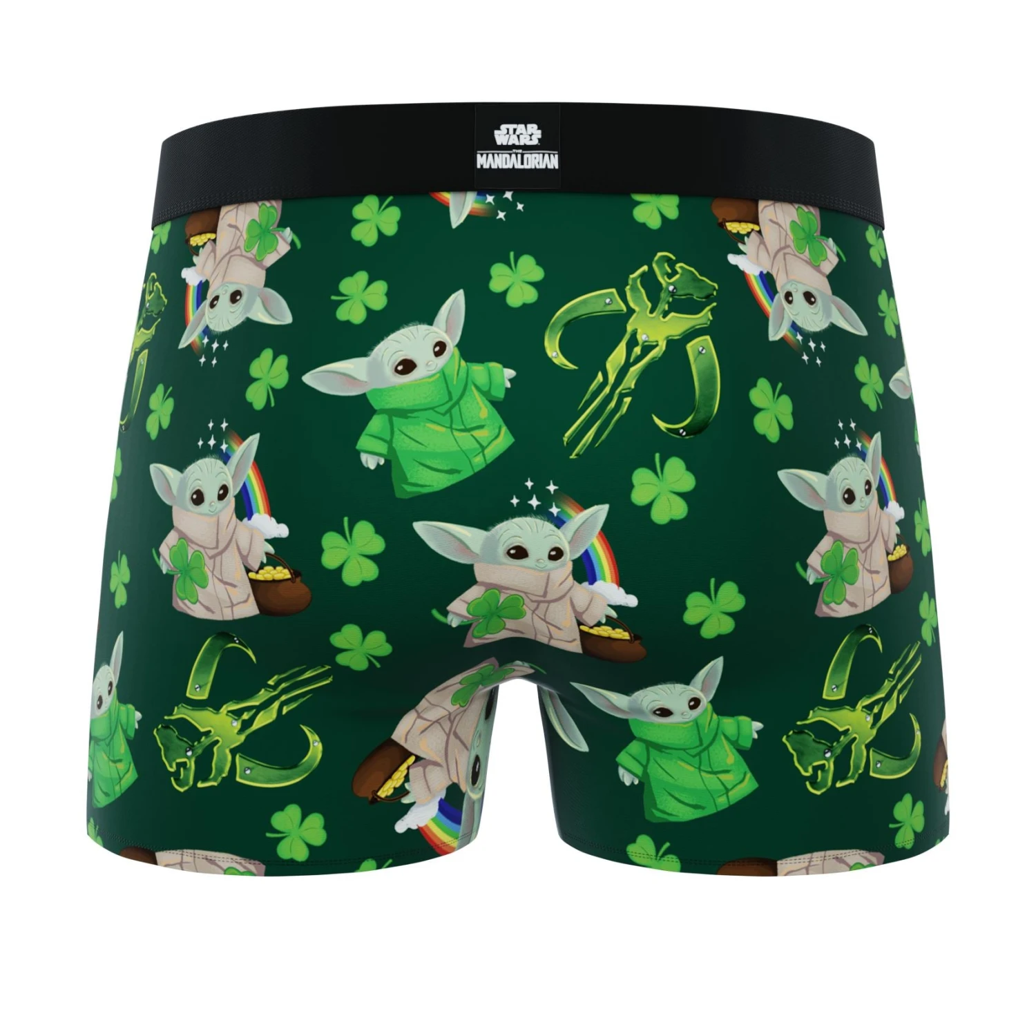 CRAZYBOXER The Mandalorian St Patrick Men's Boxer Briefs (Creative Packaging) 5 CRAZYBOXER The Mandalorian St Patrick Men's Boxer Briefs (Creative Packaging) - Image 3