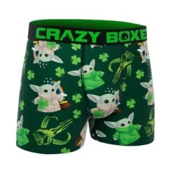 CRAZYBOXER The Mandalorian St Patrick Men's Boxer Briefs (Creative Packaging) 10 CRAZYBOXER The Mandalorian St Patrick Men's Boxer Briefs (Creative Packaging) -Crazyboxer Sales Store CBMAN0105STPAN 3