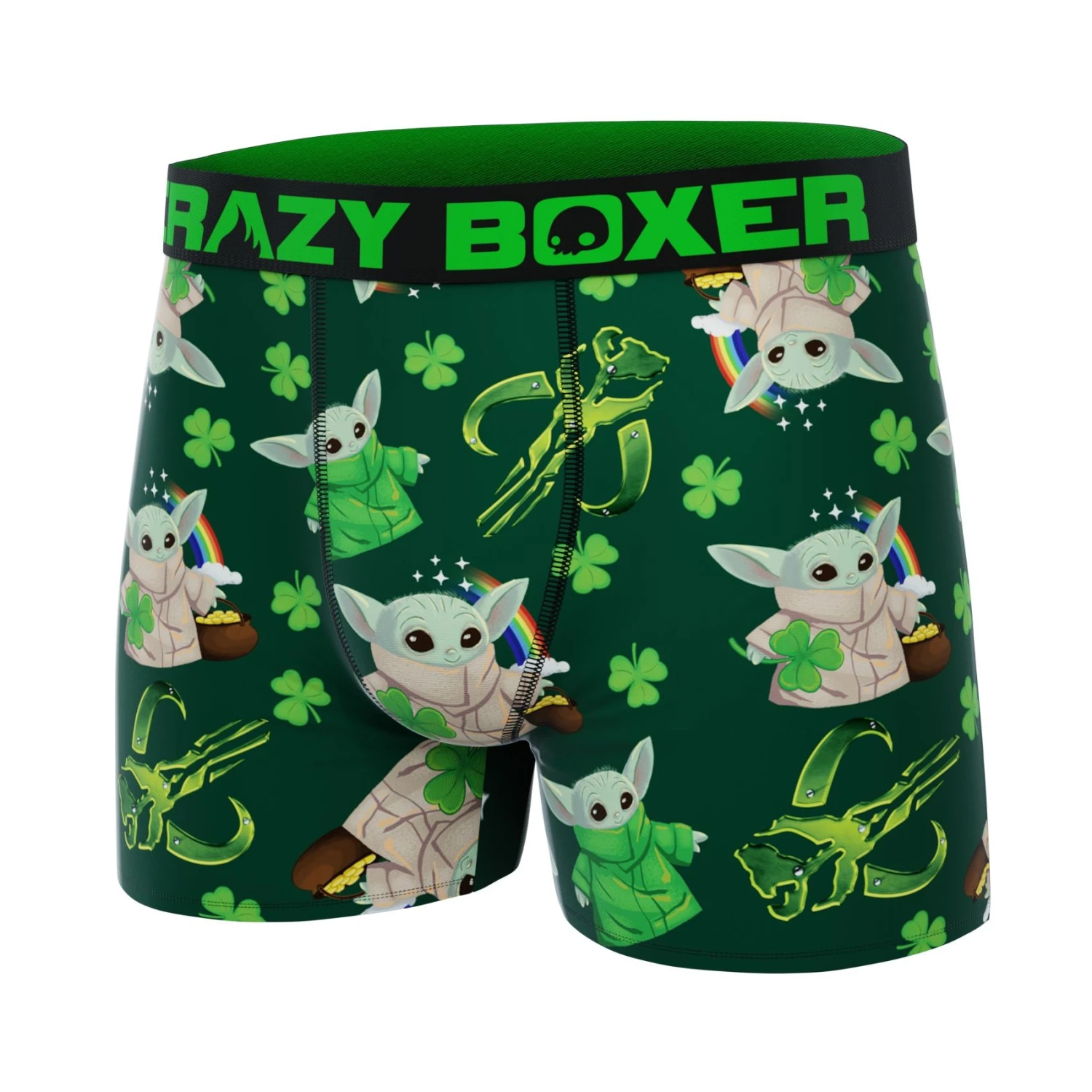 CRAZYBOXER The Mandalorian St Patrick Men's Boxer Briefs (Creative Packaging) 7 CRAZYBOXER The Mandalorian St Patrick Men's Boxer Briefs (Creative Packaging) - Image 5