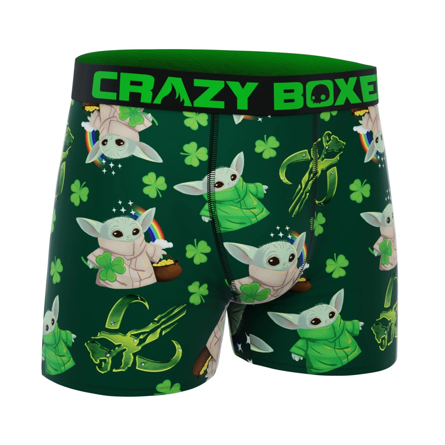 CRAZYBOXER The Mandalorian St Patrick Men's Boxer Briefs 5 CRAZYBOXER The Mandalorian St Patrick Men's Boxer Briefs - Image 3