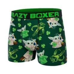 CRAZYBOXER The Mandalorian St Patrick Men's Boxer Briefs 9 CRAZYBOXER The Mandalorian St Patrick Men's Boxer Briefs -Crazyboxer Sales Store CBMAN0105STPA 4
