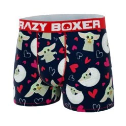 CRAZYBOXER Mandalorian Valentine Breathable Men's Soft Boxer Briefs (Creative Packaging) -Crazyboxer Sales Store CBMAN0105VAL2N 4