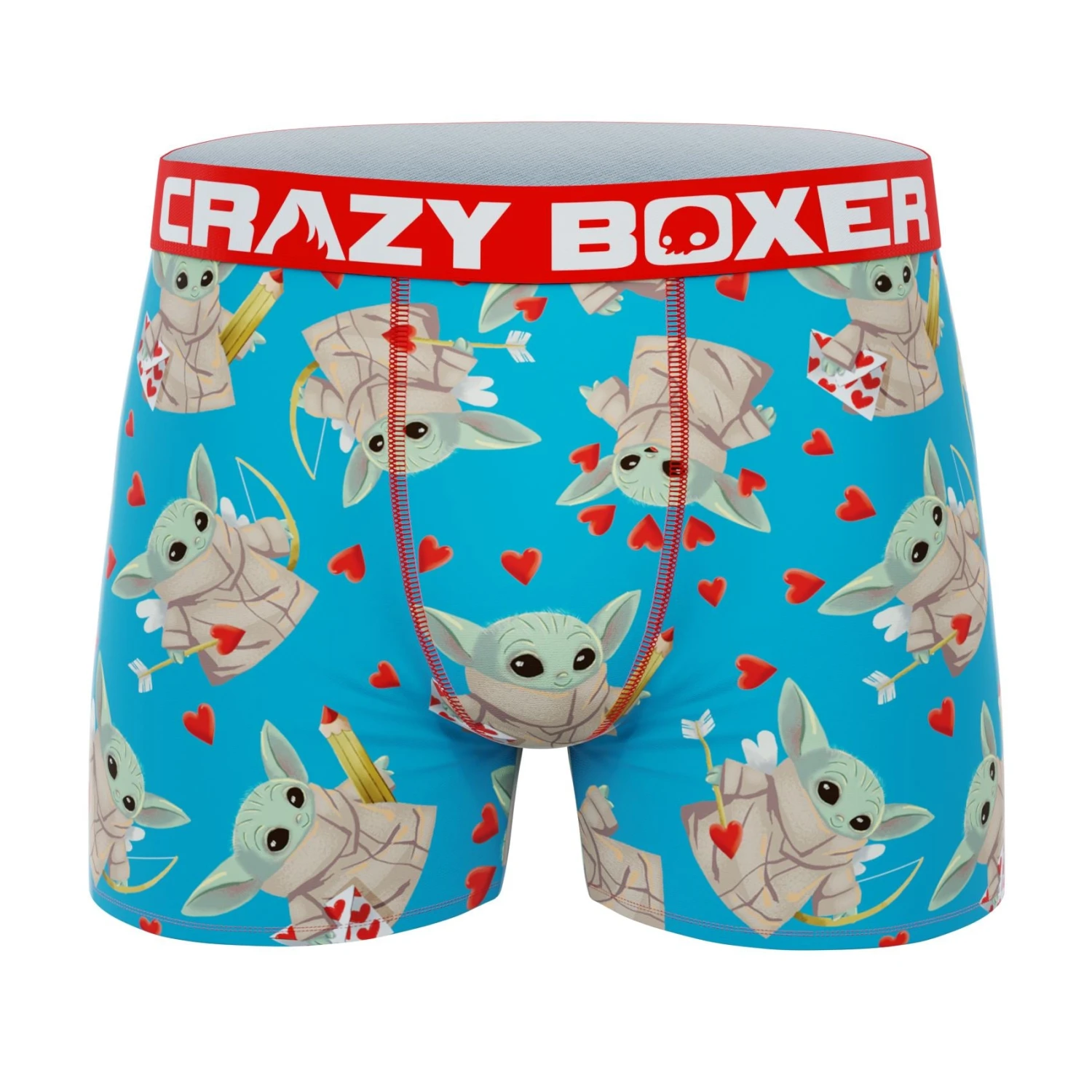 CRAZYBOXER The Mandalorian Valentine Men's Boxer Briefs 3 CRAZYBOXER The Mandalorian Valentine Men's Boxer Briefs