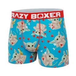 CRAZYBOXER The Mandalorian Valentine Men's Boxer Briefs 9 CRAZYBOXER The Mandalorian Valentine Men's Boxer Briefs -Crazyboxer Sales Store CBMAN0105VALE 4