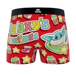 CRAZYBOXER The Mandalorian Galaxy Men's Boxer Briefs (3 Pack) 11 CRAZYBOXER The Mandalorian Galaxy Men's Boxer Briefs (3 Pack) -Crazyboxer Sales Store CBMAN0105X3A1 2