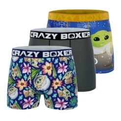 CRAZYBOXER The Mandalorian Space Men's Boxer Briefs (3 Pack)