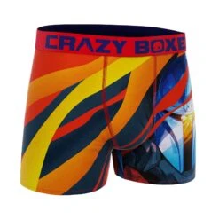 CRAZYBOXER The Mandalorian Fire Men's Boxer Briefs -Crazyboxer Sales Store CBMAN01FLA 3