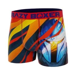 CRAZYBOXER The Mandalorian Fire Men's Boxer Briefs -Crazyboxer Sales Store CBMAN01FLA 4
