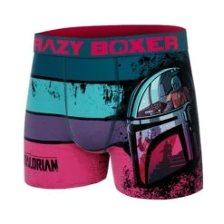 CRAZYBOXER The Mandalorian Line Men's Boxer Briefs -Crazyboxer Sales Store CBMAN01LIN 4