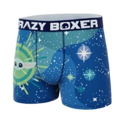 CRAZYBOXER The Mandalorian Baby Yoda Star Light Boxer Briefs (Creative Packaging) -Crazyboxer Sales Store CBMAN01TELEN 4