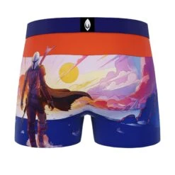 CRAZYBOXER The Mandalorian War Red Men's Boxer Briefs -Crazyboxer Sales Store CBMAN01TRI 2