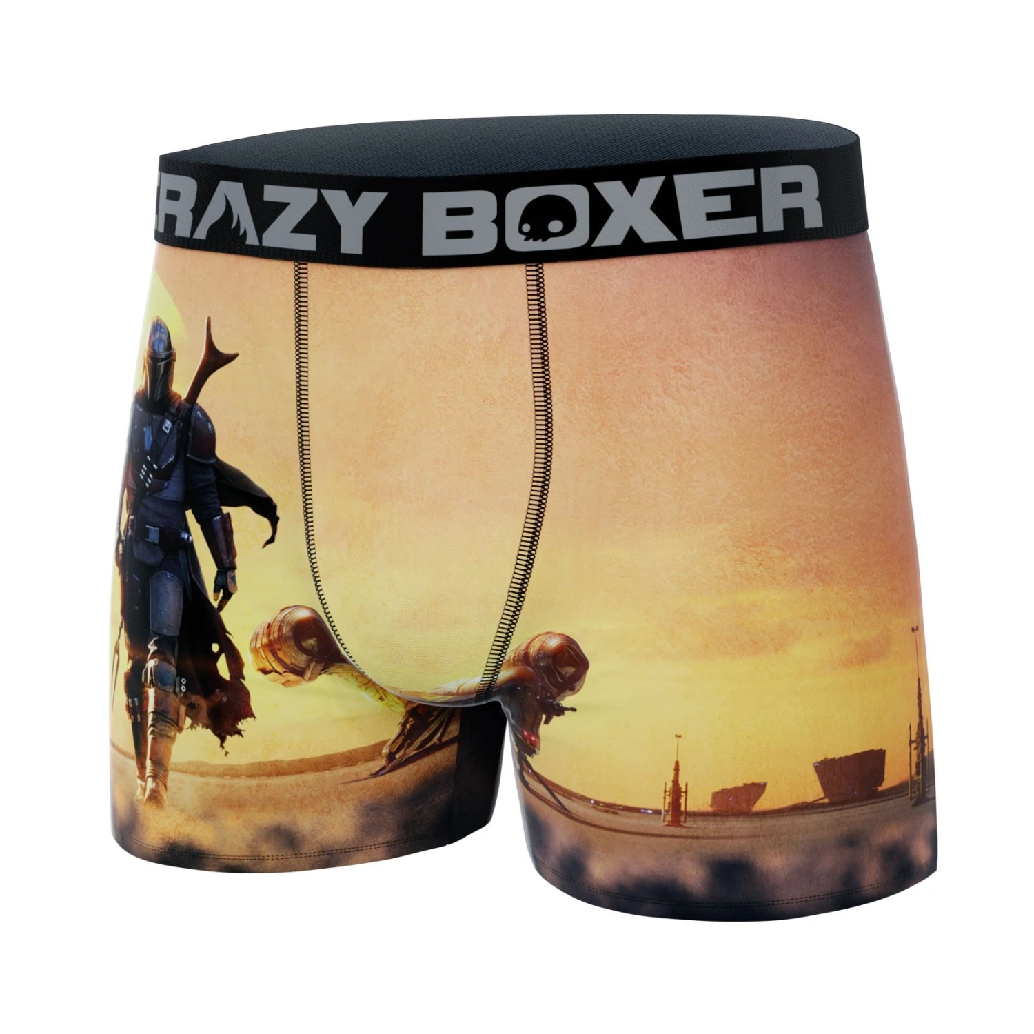 CRAZYBOXER The Mandalorian Walking Men's Boxer Briefs 6 CRAZYBOXER The Mandalorian Walking Men's Boxer Briefs - Image 4