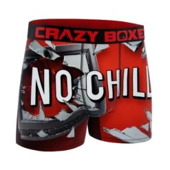 CRAZYBOXER Meme Chil Men's Boxer Briefs -Crazyboxer Sales Store CBMEM0101CHIL 3