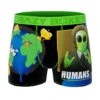 CRAZYBOXER Meme Human Men's Boxer Briefs -Crazyboxer Sales Store CBMEM0101HUMA 0