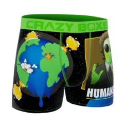 CRAZYBOXER Meme Human Men's Boxer Briefs -Crazyboxer Sales Store CBMEM0101HUMA 3