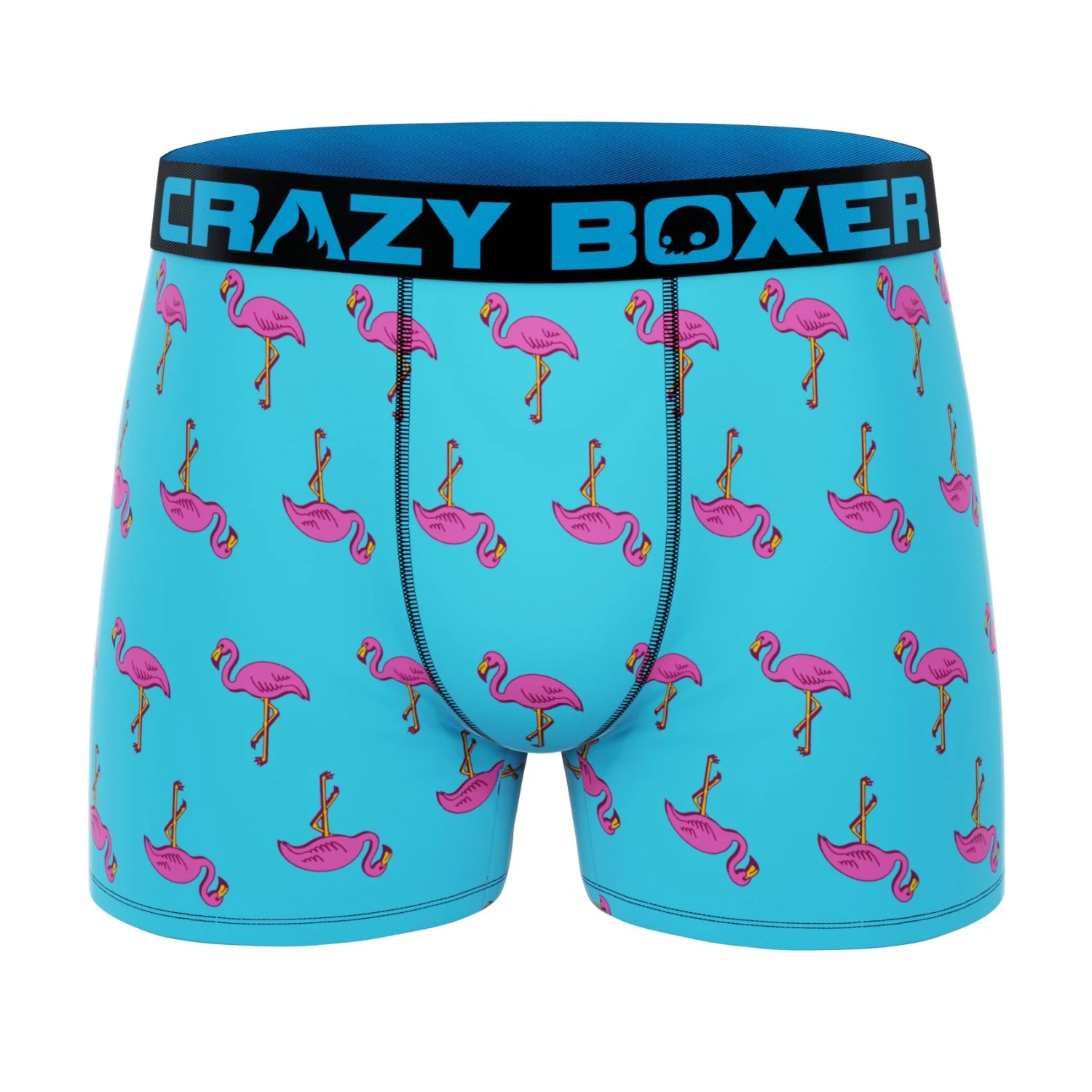 Men's Boxer Briefs - MINI - FLAMINGO 3 Men's Boxer Briefs - MINI - FLAMINGO