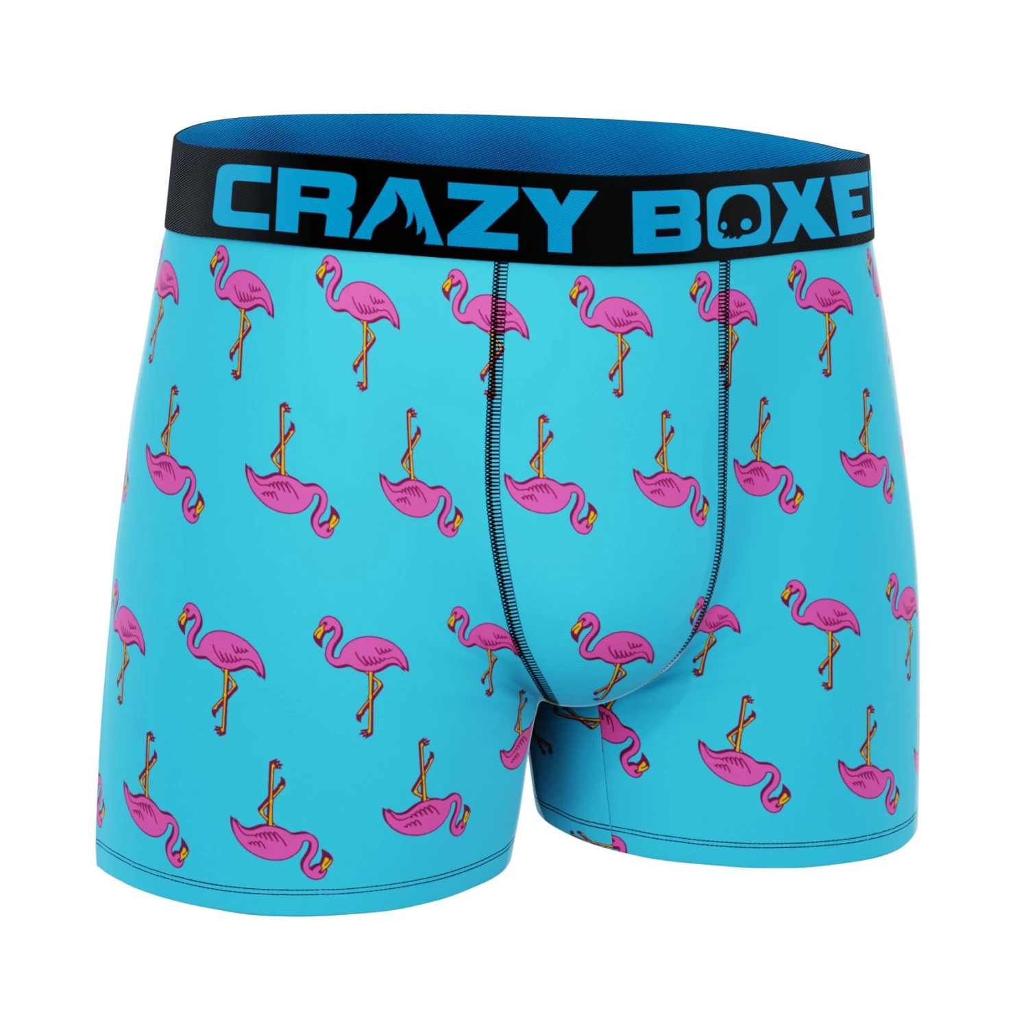 Men's Boxer Briefs - MINI - FLAMINGO 5 Men's Boxer Briefs - MINI - FLAMINGO - Image 3