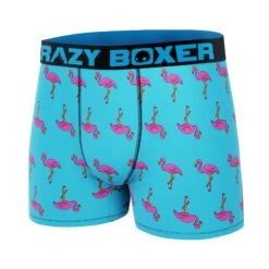 Men's Boxer Briefs - MINI - FLAMINGO 9 Men's Boxer Briefs - MINI - FLAMINGO -Crazyboxer Sales Store CBMIN0101FLA 4