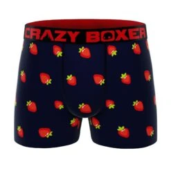 Men's Boxer Briefs - MINI - STRAWBERRIES