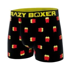 CRAZYBOXER Mini French Fries Men's Boxer -Crazyboxer Sales Store CBMIN0101FRI1 4