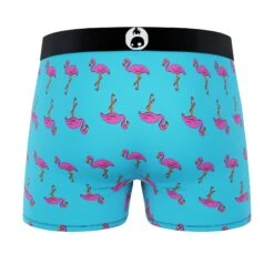 CRAZYBOXER Mini Flamingo Cactus Men's Boxer Briefs (2 Pack) 9 CRAZYBOXER Mini Flamingo Cactus Men's Boxer Briefs (2 Pack) -Crazyboxer Sales Store CBMIN0101X2A1 2