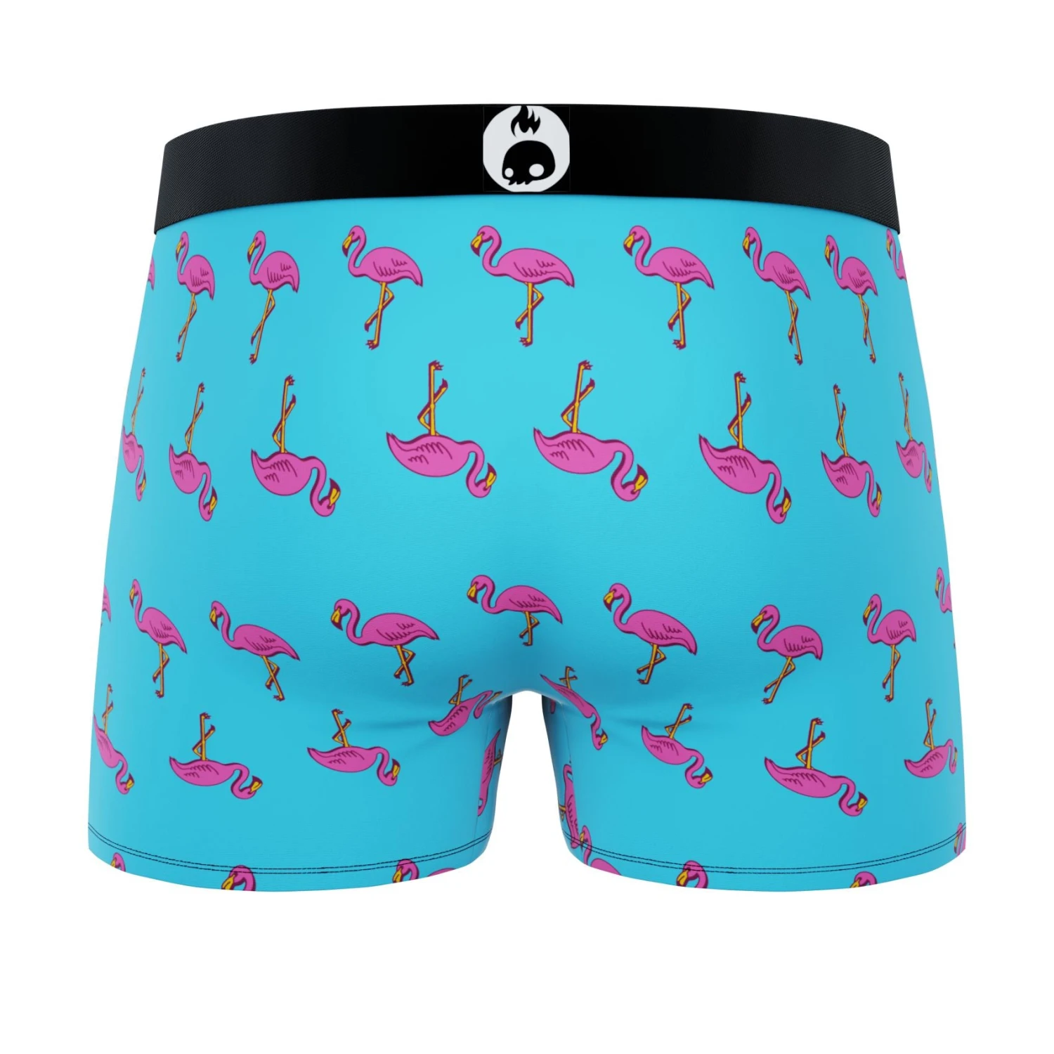 CRAZYBOXER Mini Flamingo Cactus Men's Boxer Briefs (2 Pack) 5 CRAZYBOXER Mini Flamingo Cactus Men's Boxer Briefs (2 Pack) - Image 3