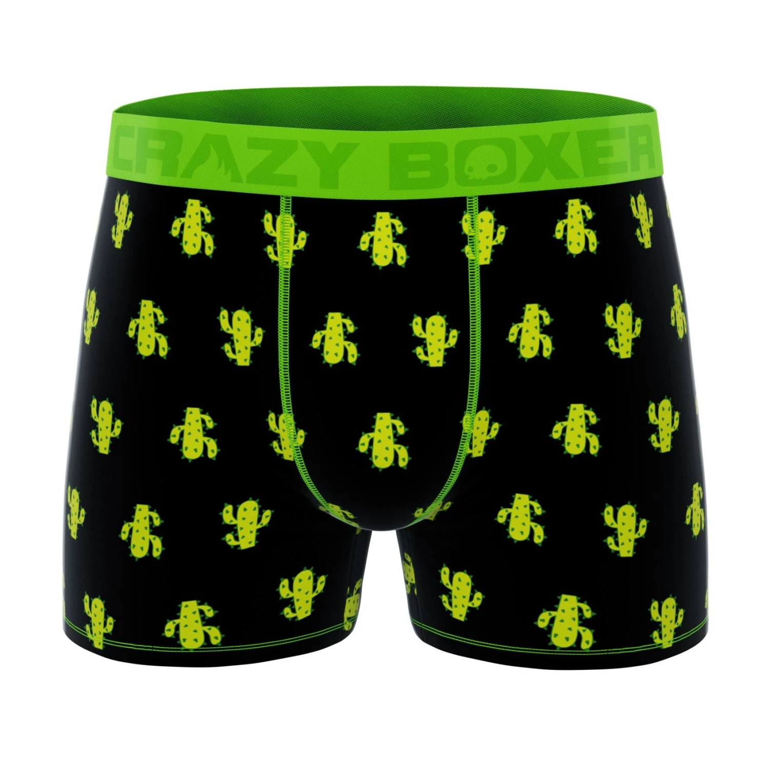 CRAZYBOXER Mini Flamingo Cactus Men's Boxer Briefs (2 Pack) 6 CRAZYBOXER Mini Flamingo Cactus Men's Boxer Briefs (2 Pack) - Image 4
