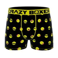 CRAZYBOXER Strawberries Smiley Men's Boxer Briefs (2 Pack) -Crazyboxer Sales Store CBMIN0101X2A2 6