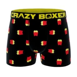 Men's Boxer Briefs - MINI - PACK 2 JUNK FOOD + FRENCH FRIES -Crazyboxer Sales Store CBMIN0101X2A3 6