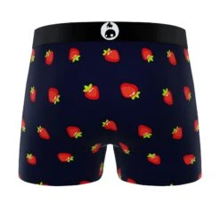 CRAZYBOXER Strawberries Smiley Men's Boxer Briefs (3 Pack) 11 CRAZYBOXER Strawberries Smiley Men's Boxer Briefs (3 Pack) -Crazyboxer Sales Store CBMIN0101X3A2 5