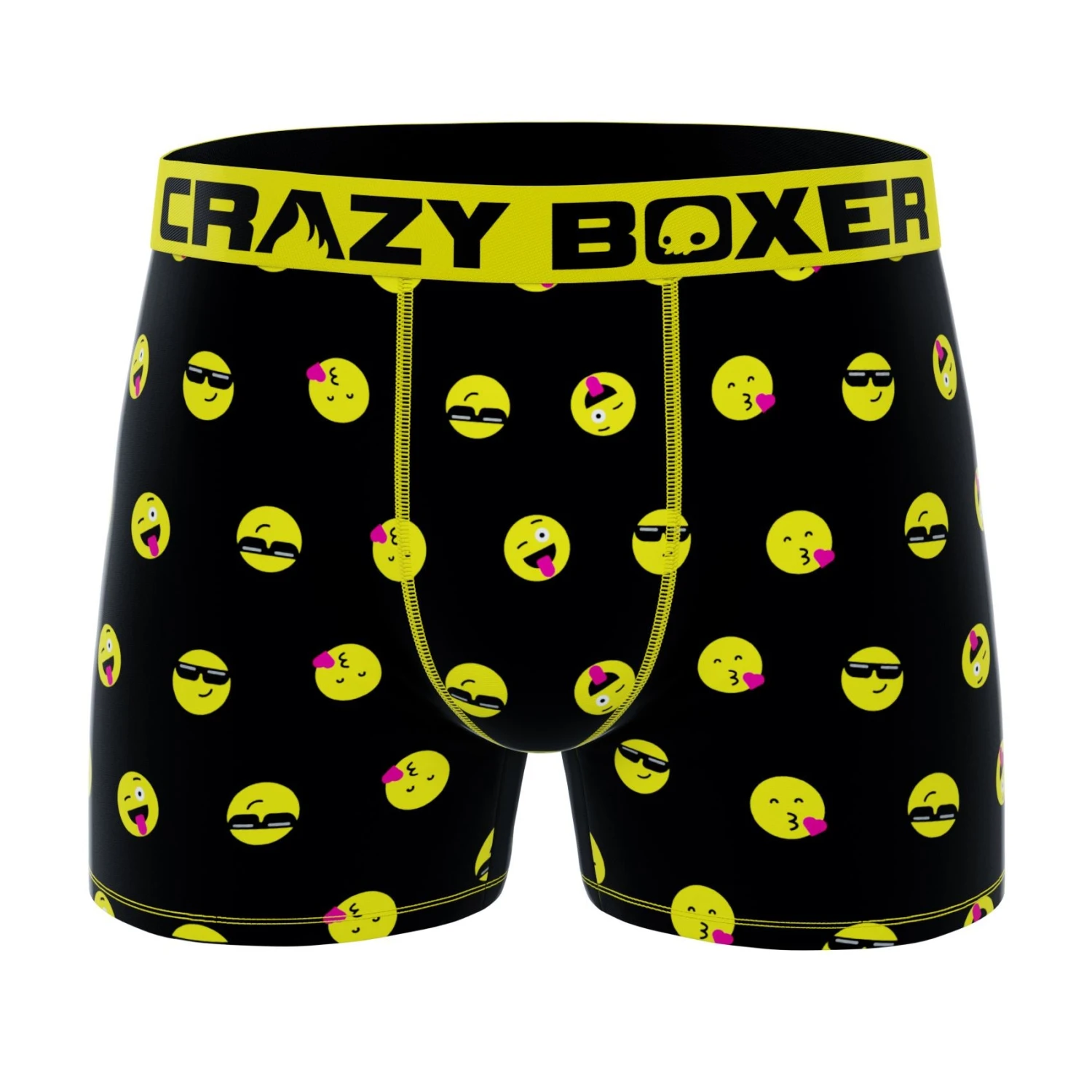 CRAZYBOXER Strawberries Smiley Men's Boxer Briefs (3 Pack) 8 CRAZYBOXER Strawberries Smiley Men's Boxer Briefs (3 Pack) - Image 6