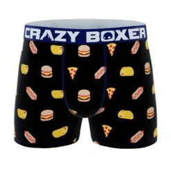 CRAZYBOXER Eat Me Men's Boxer Briefs (6 Pack) 10 CRAZYBOXER Eat Me Men's Boxer Briefs (6 Pack) -Crazyboxer Sales Store CBMIN0101X6A1 1
