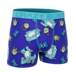 CRAZYBOXER Disney Monsters Doodle Men's Boxer Briefs -Crazyboxer Sales Store CBMON0101ALOV 3