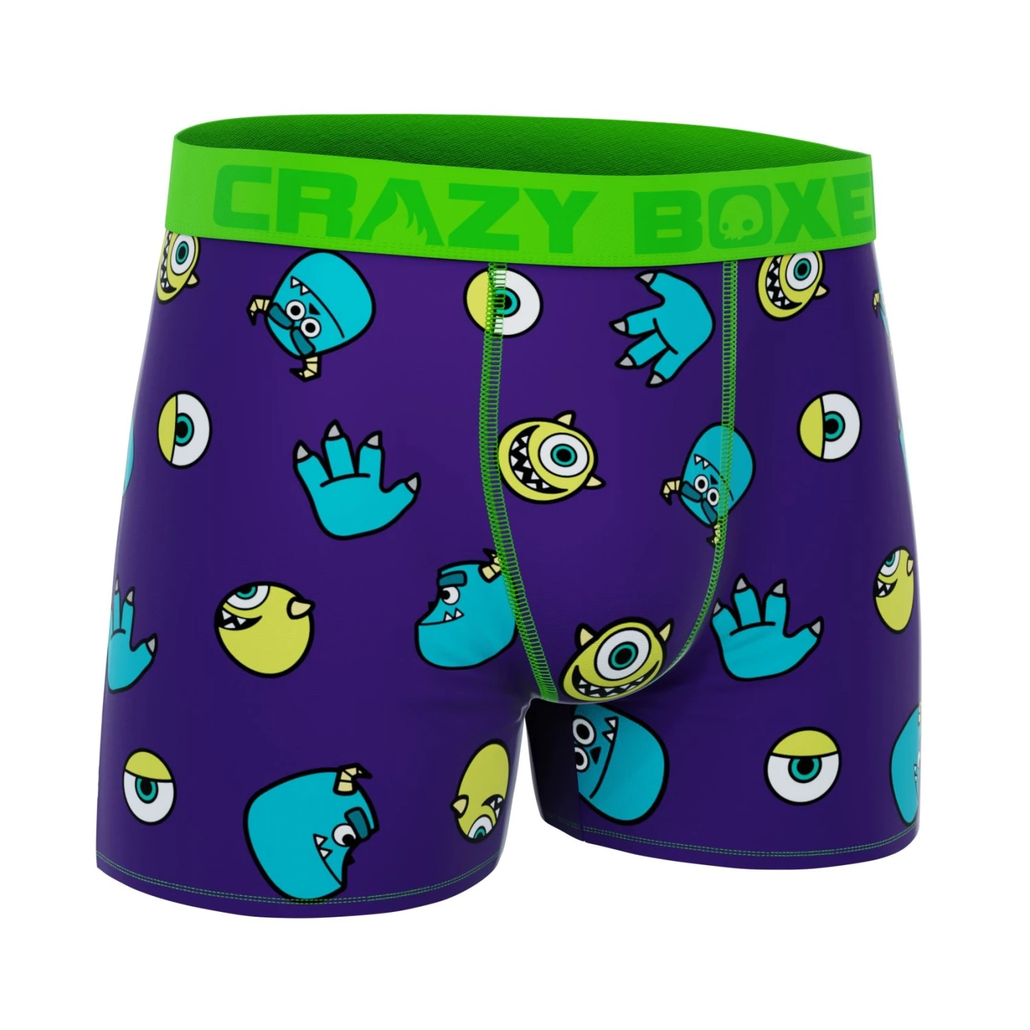 CRAZYBOXER Disney Monsters Purple Men's Boxer Briefs 5 CRAZYBOXER Disney Monsters Purple Men's Boxer Briefs - Image 3
