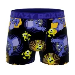 CRAZYBOXER Disney Monsters Team Men's Boxer Briefs (2 Pack) -Crazyboxer Sales Store CBMON0101X2B1 6
