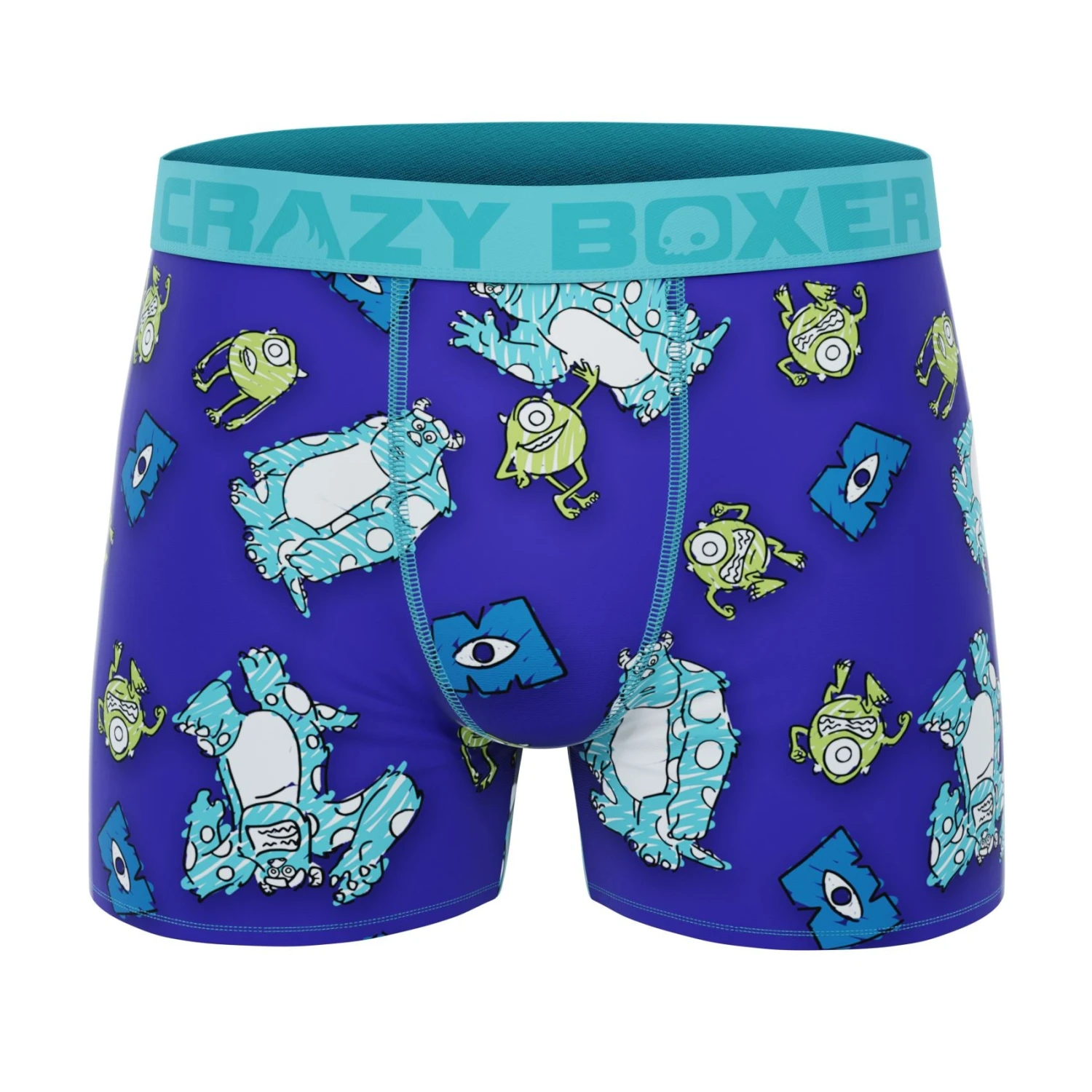 CRAZYBOXER Disney Monsters Doodle Men's Boxer Briefs (2 Pack) 4 CRAZYBOXER Disney Monsters Doodle Men's Boxer Briefs (2 Pack) - Image 2